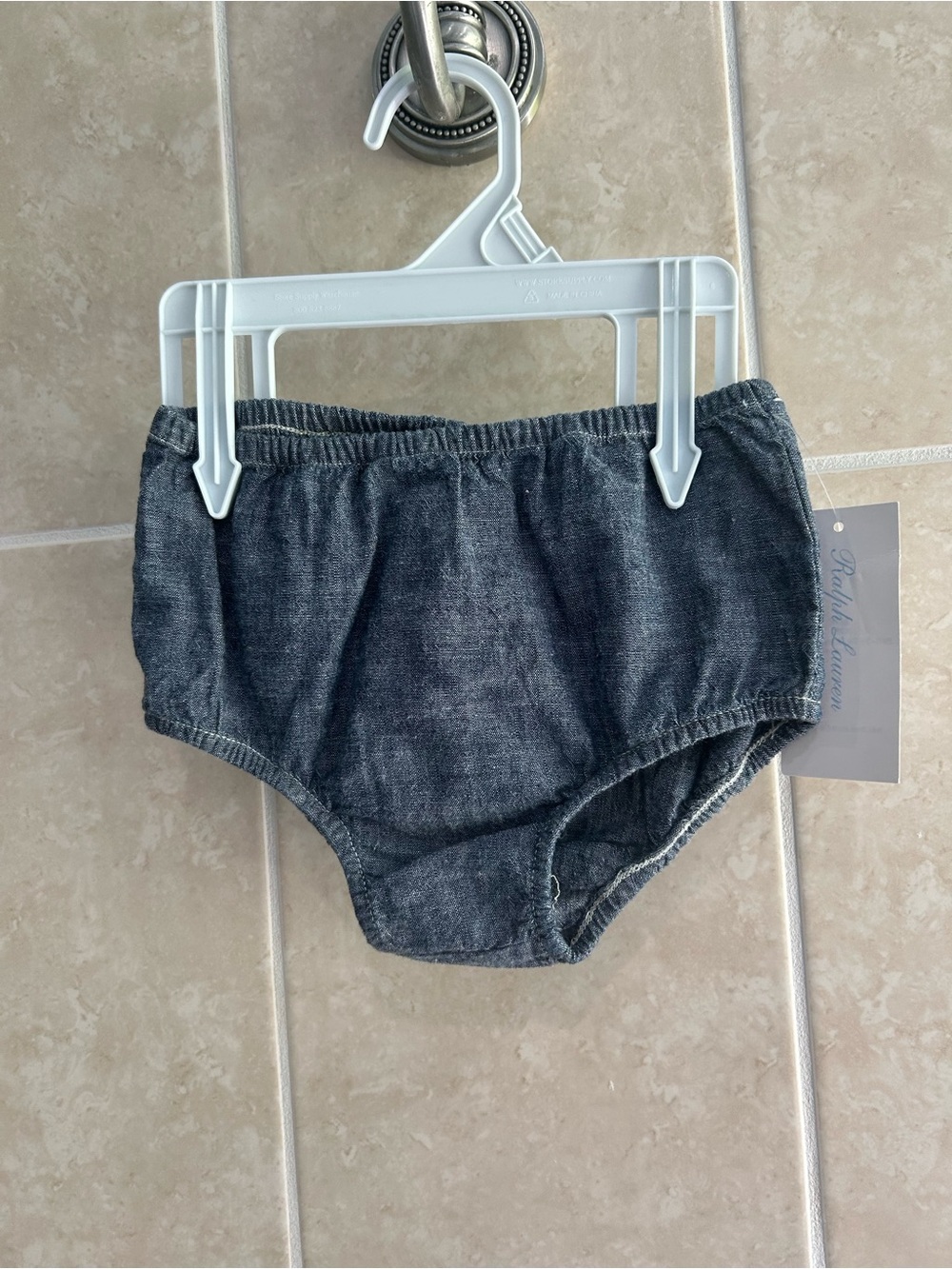 Ralph Lauren Denim Diaper Cover NWT